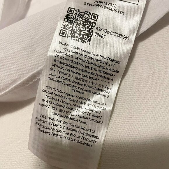 GUESS x FriendsWithYou Tshirt Womens Crop Baby Tee Size Small Shirt - Picture 11 of 16